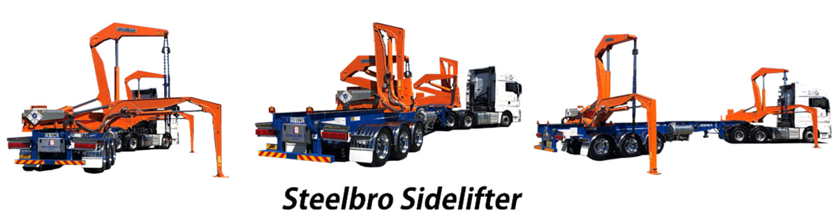 40Ft sidelifters Container -  Steelbro side lifter truck for sale