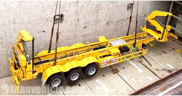 45T Container Loader Trailer will be sent to Guinea