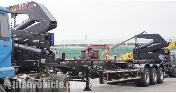 45 Ton Container Loading Trailer will be sent to Burkina Faso