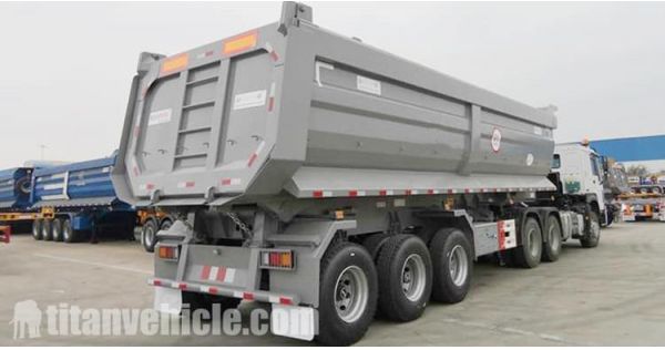 Tri Axle 40CBM Dump Trailer will be sent to Namibia