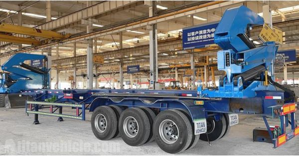 40ft Container Side Lifter Trailer will be sent to Djibouti