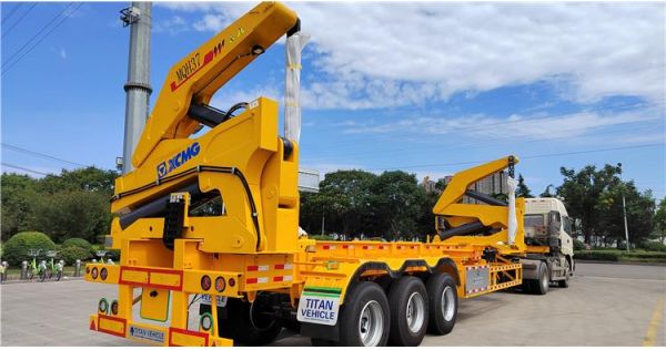40 ft Self Loading Container Trailer will be sent to Angola