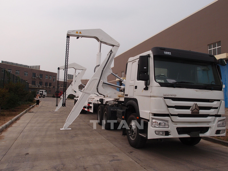 container side loader trailer