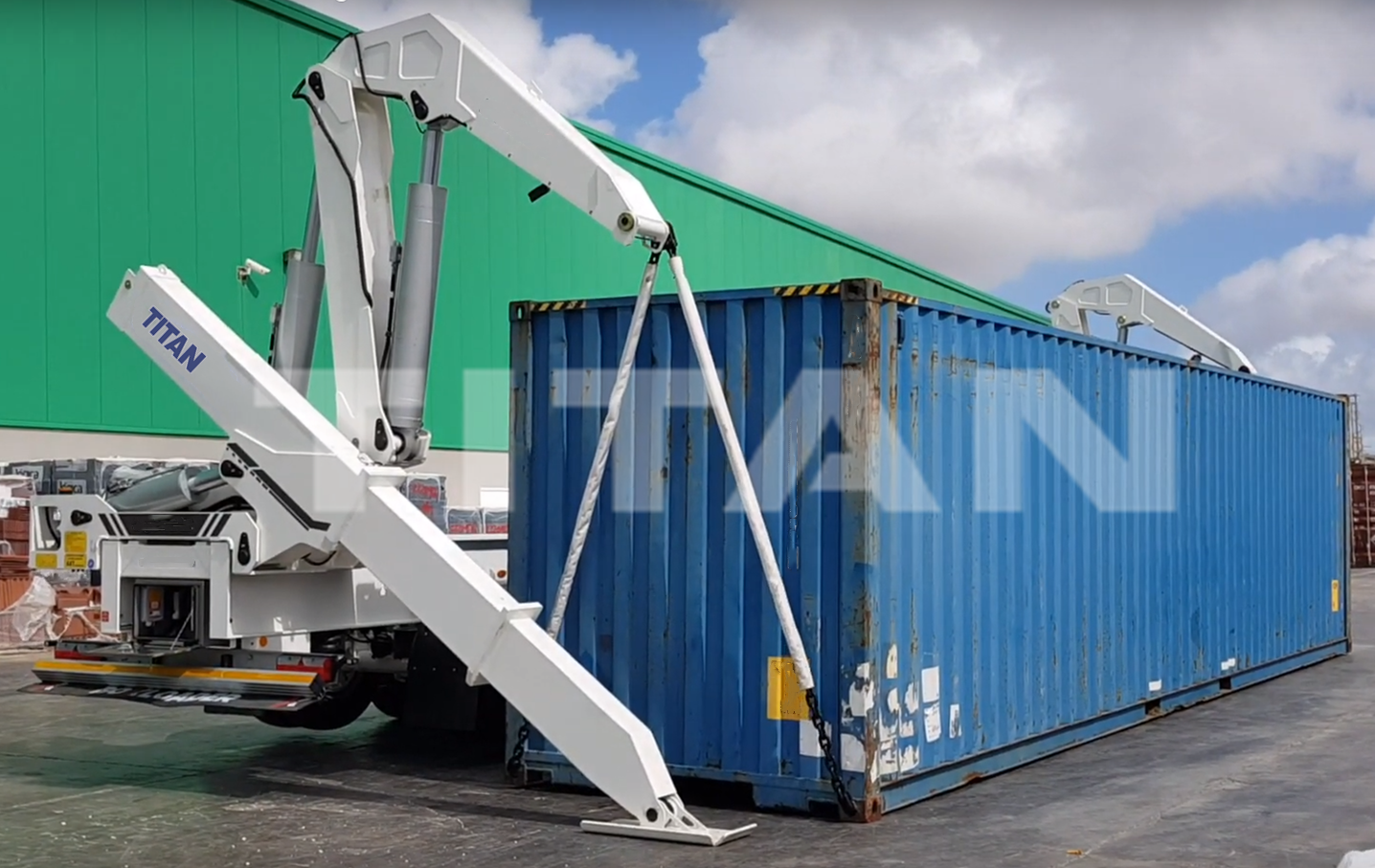 What Is A Container Side Lifter?-Application of Titan side loading trailer