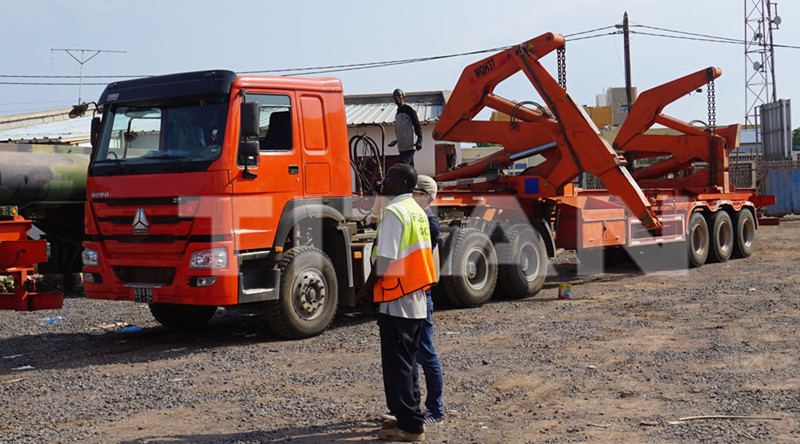 container side loader