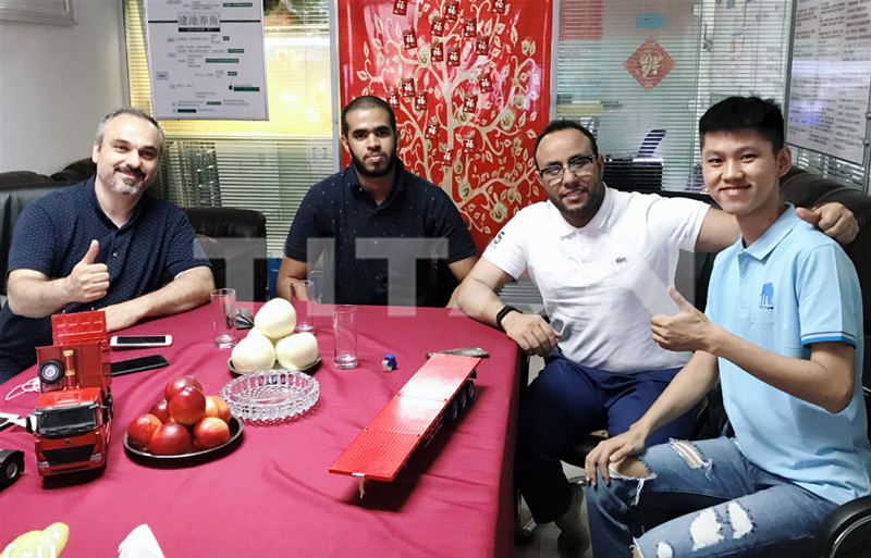 Customers  visit