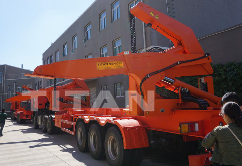 Container side loader