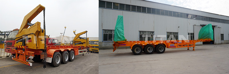 sidelifter container trailer