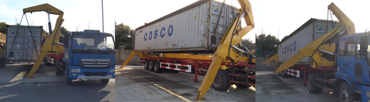 side lift container transport