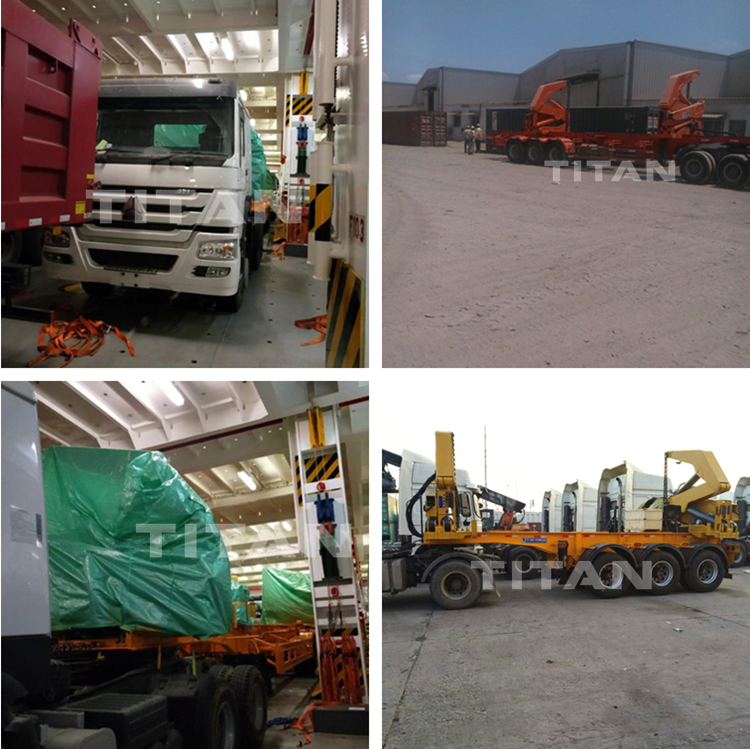 Conatiner side loader shipment and package