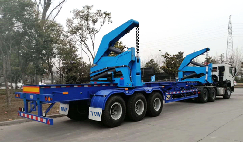 container lift trailer