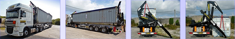 container side loader trailer