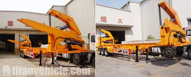 Trailer with Crane for Container