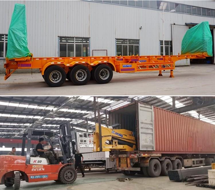 Different Pakcage and Shipping of 20/40Ft side lifter container loader trailer