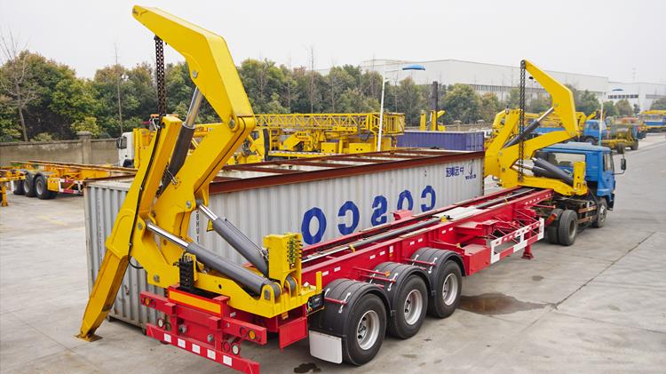 40Ft Side Lifter Trailer will be sent to Gabon