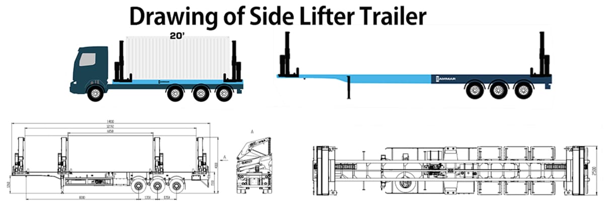 Drawing of Side Lifter