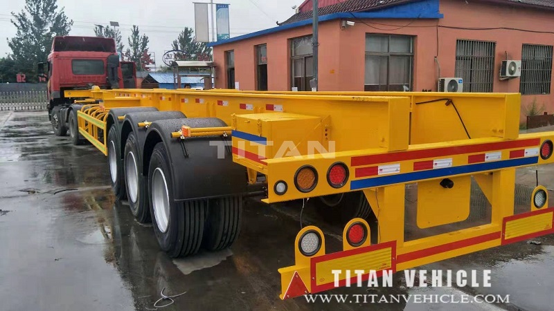 skeleton semi trailer