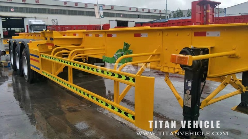 skeleton semi trailer