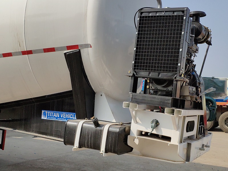 bulk cement tank trailer