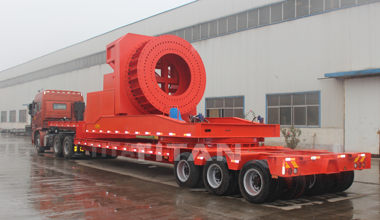 wind blade transport trailer