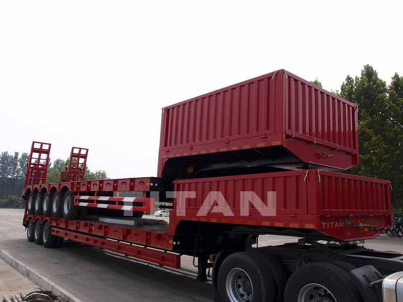 low bed trailer