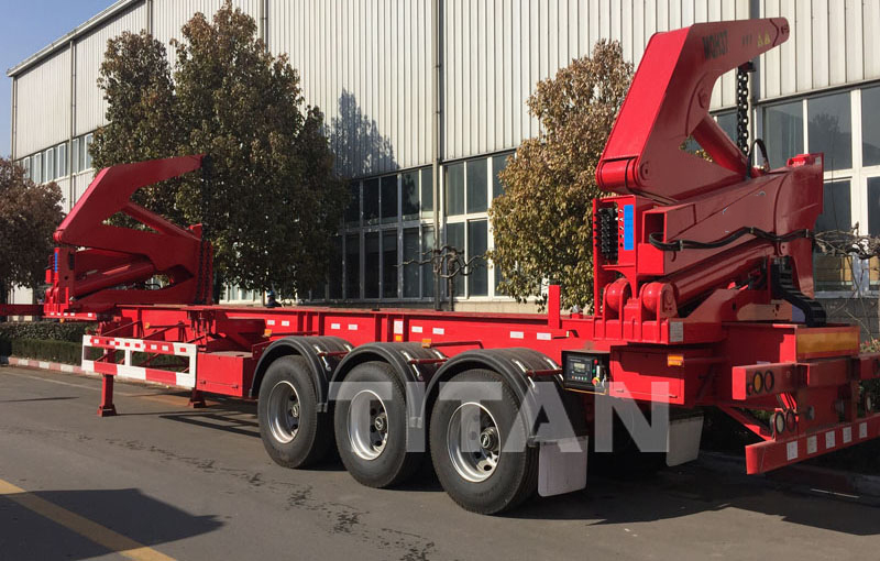 container side loader trailer