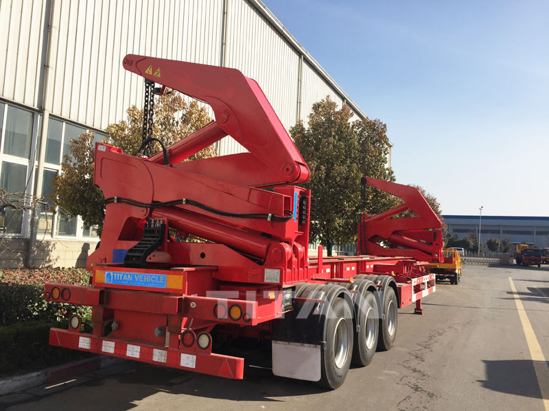 container side loader trailer