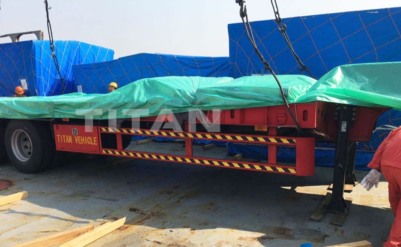 low bed trailer