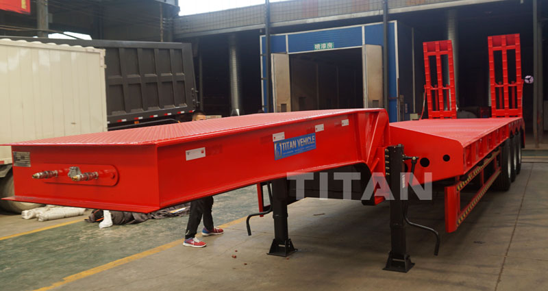 low bed trailer