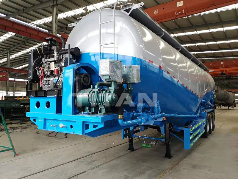 bulk cement tank trailer