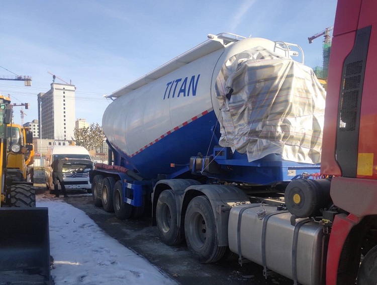 bulk cement tank trailer