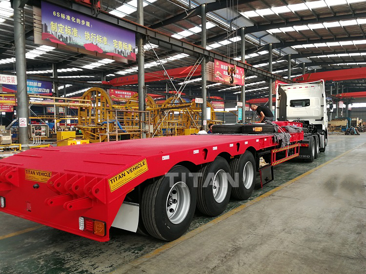 low bed trailer