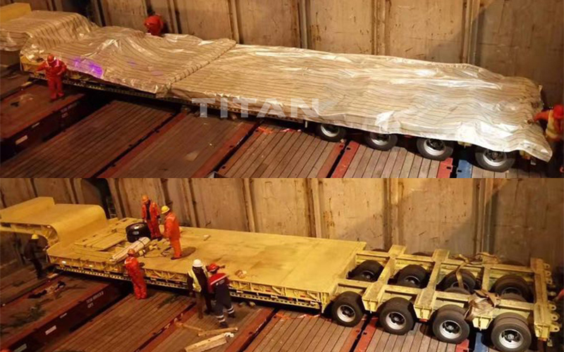 lowboy trailer