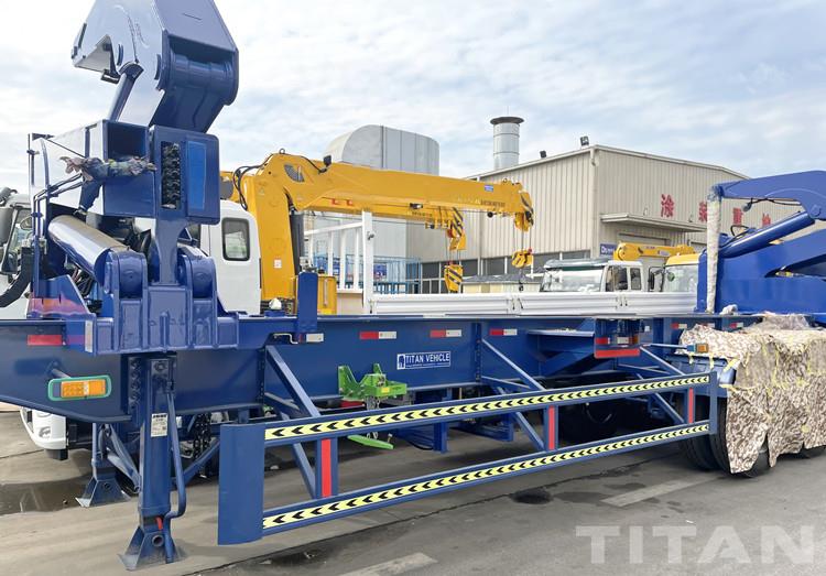 40 Ft  Container Loader Trailer will be sent to Madagascar