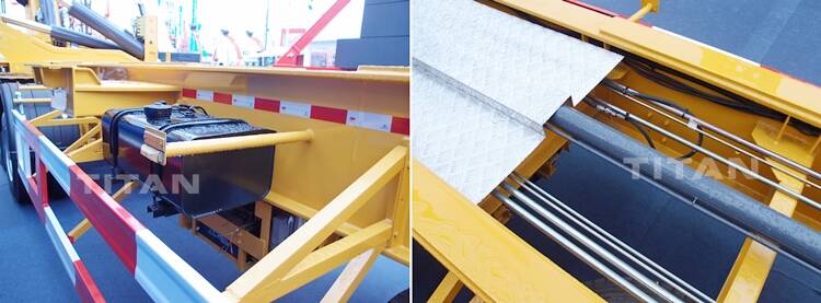 Details of Side Loader Container Truck