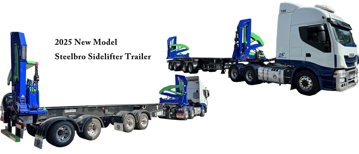 What is a Steelbro Sideloader Trailer Delivery?