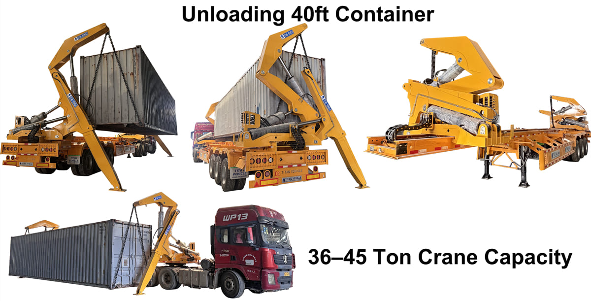 Hammar 195S Side Loader Specifications 36&ndash;45 Ton Crane Capacity 