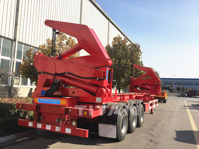 container side loader trailer