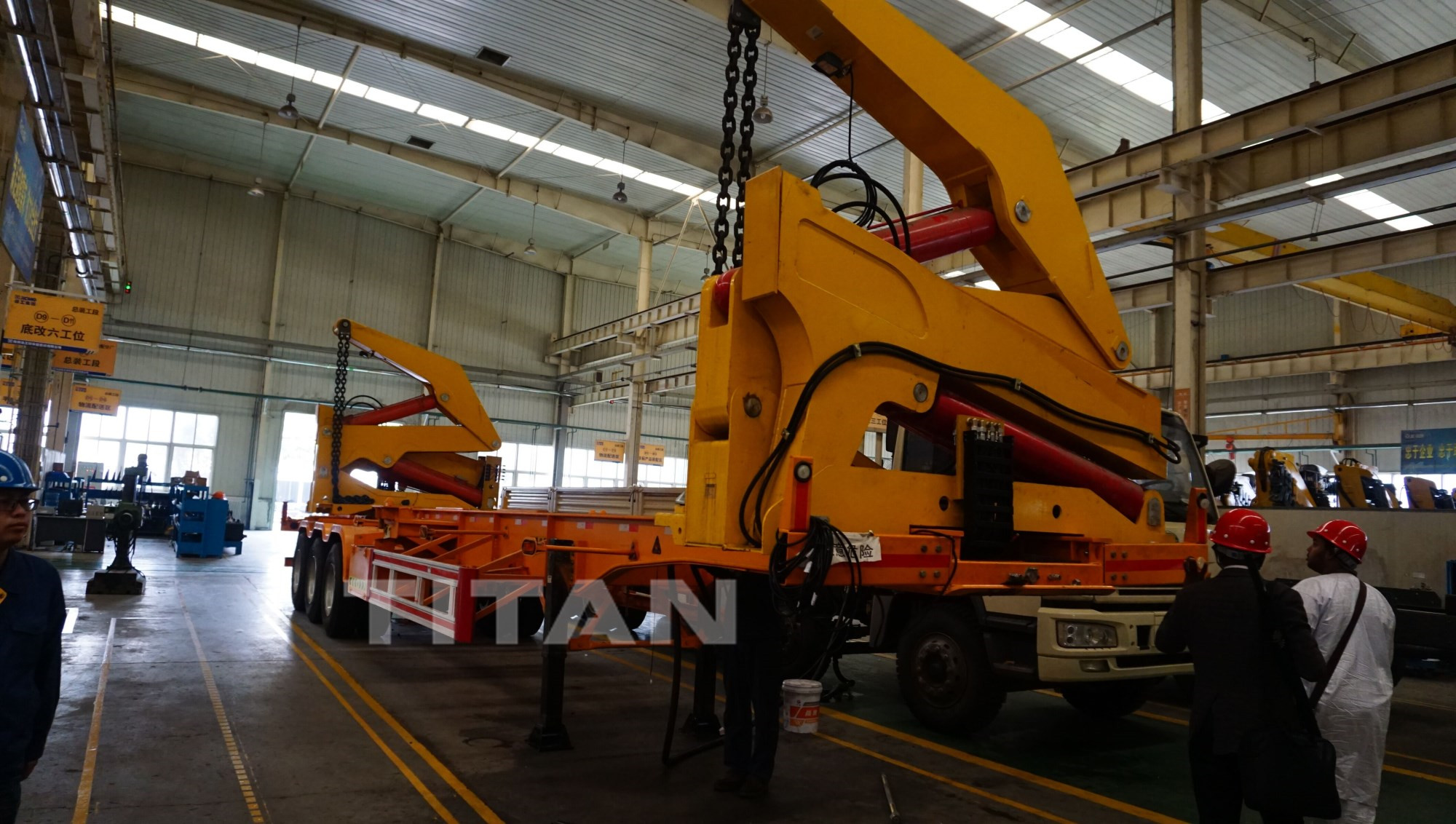 20ft trailer side loader