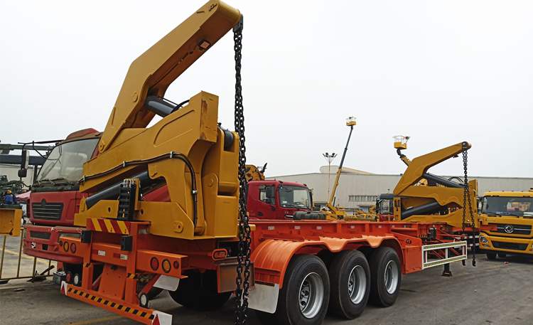 Side Lifter Container Loading Trailer for Sale