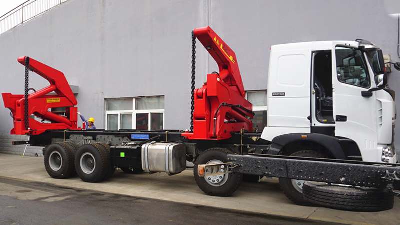 Side Loader Container Truck for Sale