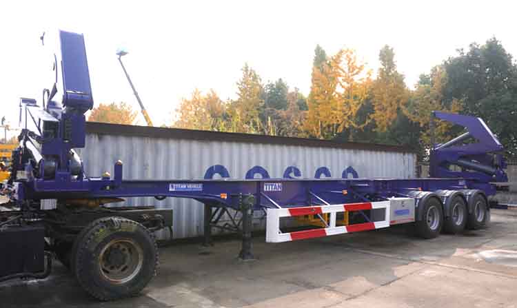 45 Ton 40ft Container Side Loader Semi Trailer