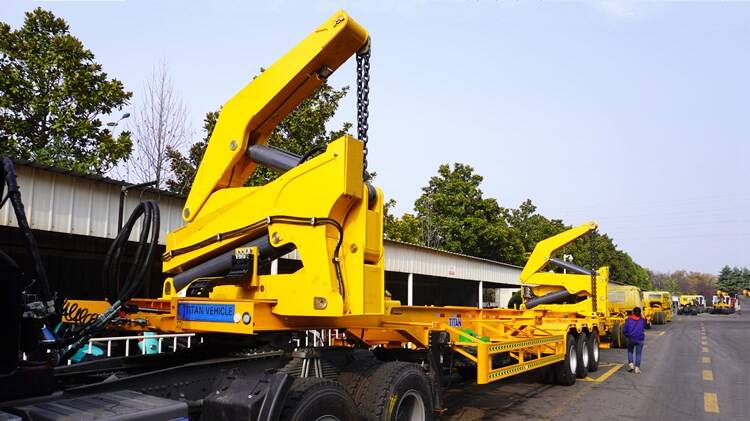 Side Loader Container Trailer Price