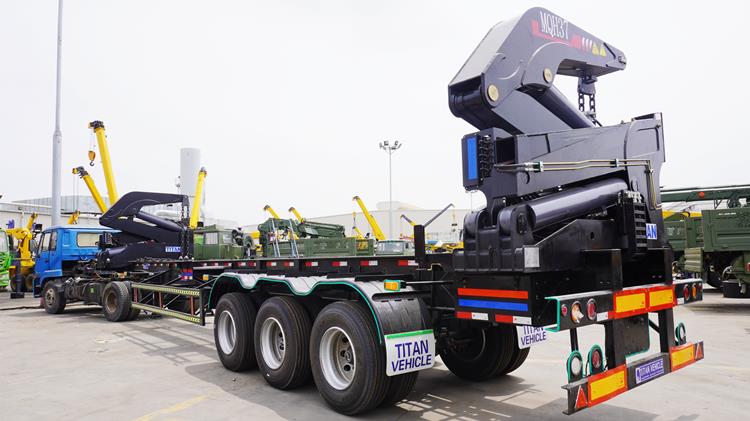  37 Ton Side Container Loader Trailer for Sale In Guinea