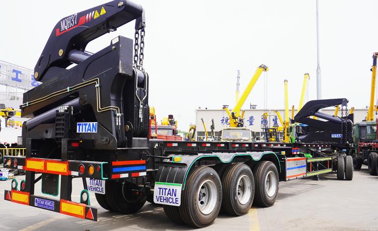 37/40/45 Ton Side Loader Trailer for sale