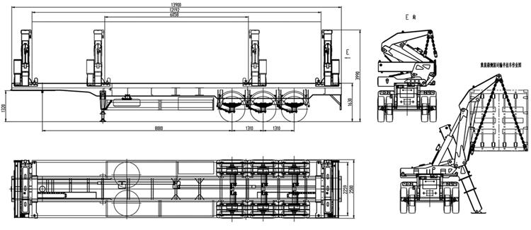 40 foot 45T Side Loader Container Trailer for Sale | TITAN Side Lifters