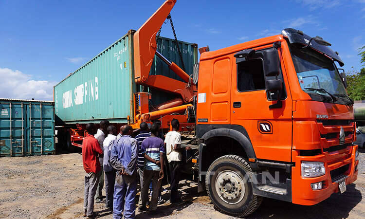 Container Side Lifter Trailer for Sale | 37T Side Lift Container Transport