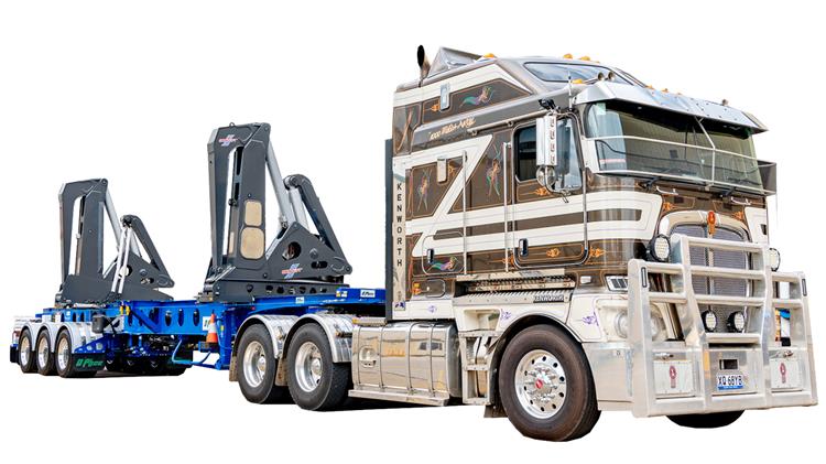 Container Swing Lift Truck Trailer for Sale In Fiji