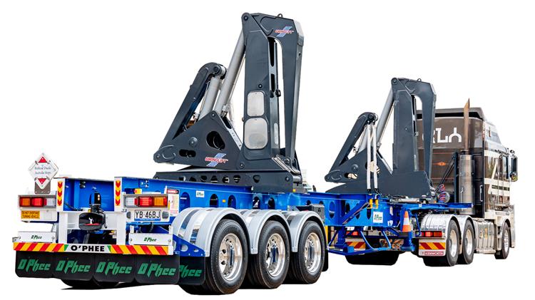Container Swing Lift Truck Trailer for Sale In Fiji
