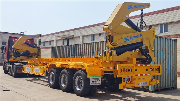 Used CN 40 ft Hammar Container Side Loader Trailer for Sale In East Timor